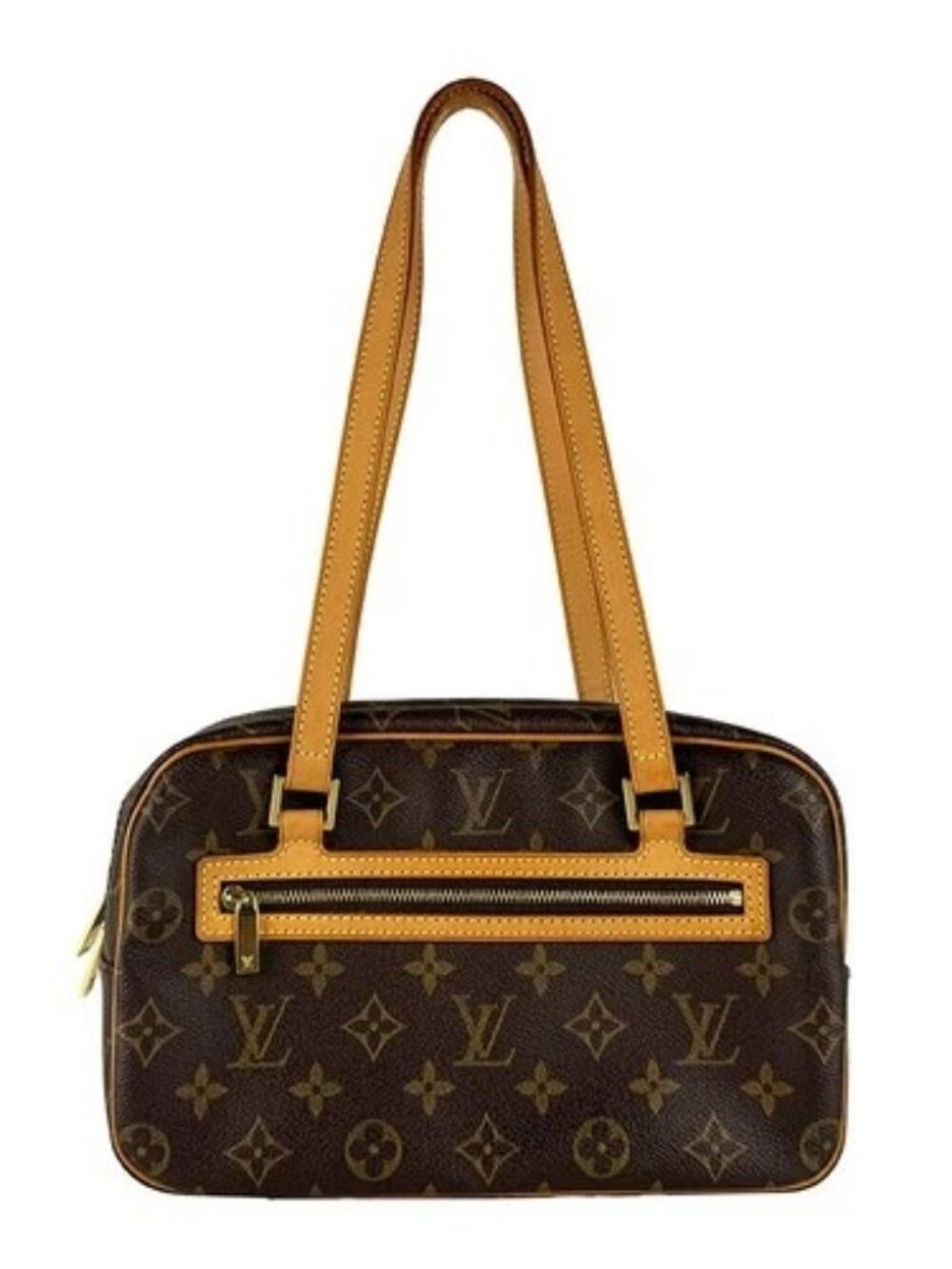 Auth LOUIS VUITTON Monogram Cite MM Shoulder Bag Brown M51182 - z10940